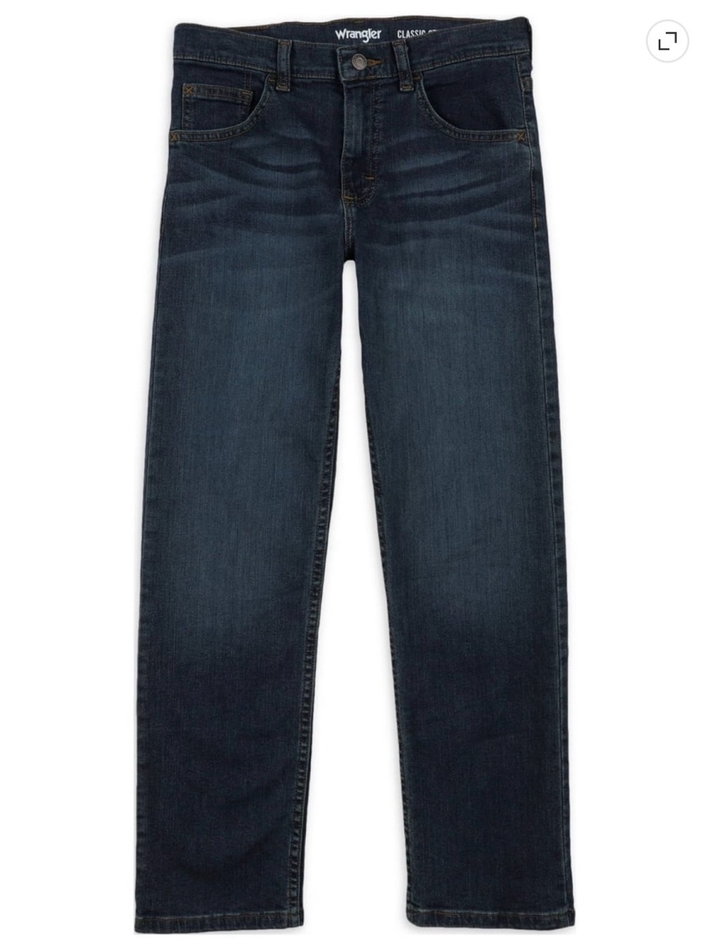 Wrangler Boys Straight Fit Denim Jeans - 12 Husky